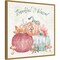 Harvest Touch VI by Dina June 22-in. W x 22-in. H. Canvas Wall Art Print Framed in Gold